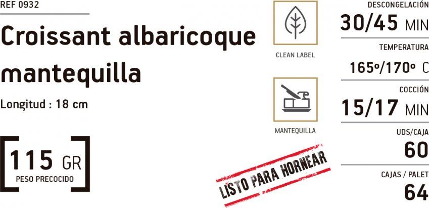 Croissant albaricoque