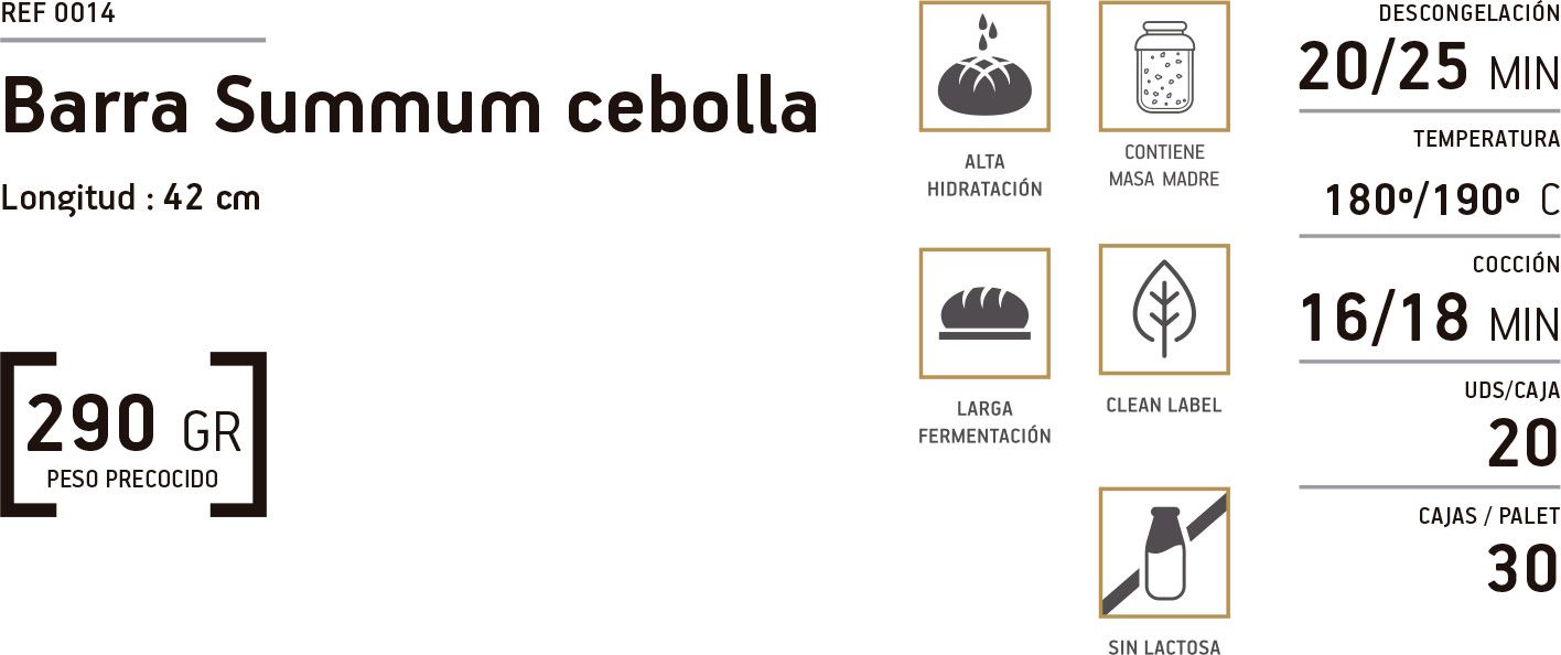 Barra summum cebolla